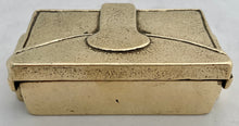 First World War Trench Art Brass Pouch Table Snuff Box.