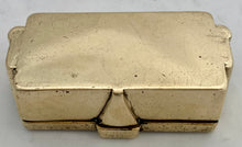 First World War Trench Art Brass Pouch Table Snuff Box.