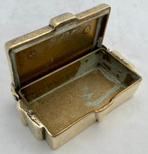 First World War Trench Art Brass Pouch Table Snuff Box.