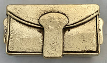 First World War Trench Art Brass Pouch Table Snuff Box.