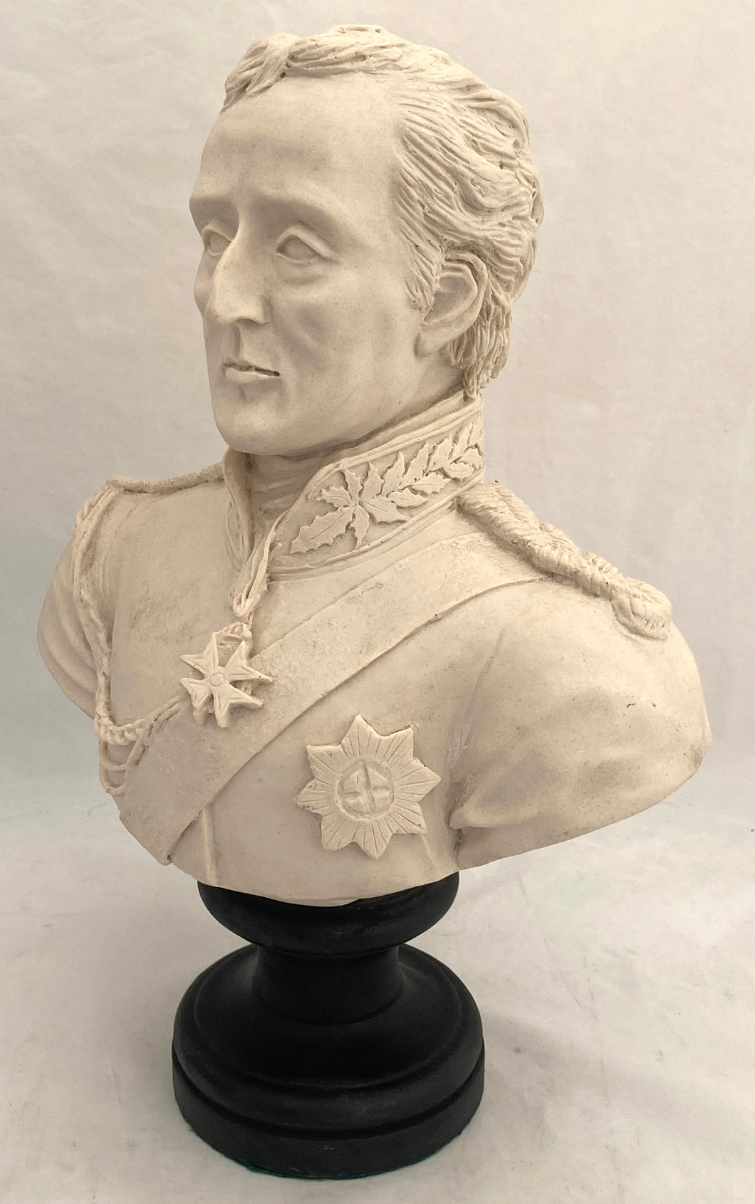 The Duke of Wellington Bust on Socle Base.