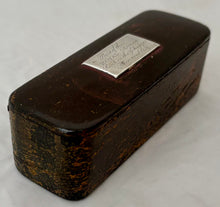 'Part of the ROYAL GEORGE Sunk on the 29th Augt. 1782, Recovered 1839', Snuff Box.