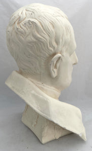 Napoleon Bonaparte, A Large Mid Century Plaster Bust.