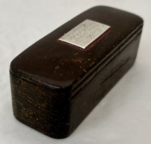 'Part of the ROYAL GEORGE Sunk on the 29th Augt. 1782, Recovered 1839', Snuff Box.
