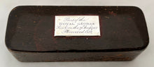 'Part of the ROYAL GEORGE Sunk on the 29th Augt. 1782, Recovered 1839', Snuff Box.
