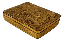 Mid 19th Century Neoclassical Gilt Metal Table Snuff Box.