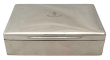 3rd Brahmans, British Indian Army, Silver Cigarette Box. London 1919 Garrard & Co. Ltd, Calcutta & London.