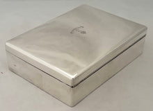 3rd Brahmans, British Indian Army, Silver Cigarette Box. London 1919 Garrard & Co. Ltd, Calcutta & London.