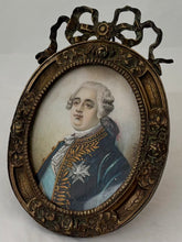 Louis XVI Portrait Miniature, 19th Century French School.
