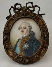 Louis XVI Portrait Miniature, 19th Century French School.
