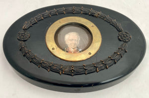 The Death of the Duke of Wellington Portrait Roundel Memorial Plaque.