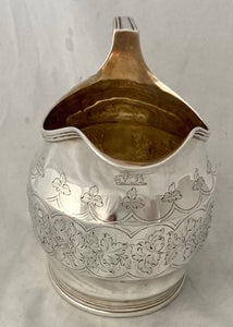 Georgian, George III, Silver Cream Jug. London 1800 Robert & David Hennell. 5.4 troy ounces.