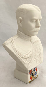 Field Marshal The Earl Kitchener Parian Bust. G. S. Chadwick / Hewitt & Leadbeater.