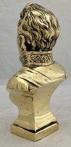 The Duke of Wellington 19th Century Brass Bust.