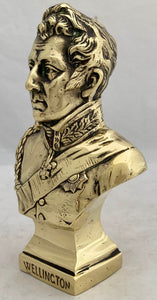 The Duke of Wellington 19th Century Brass Bust.