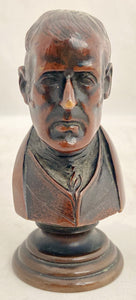 The Duke of Wellington, A Small 19th Century Bronze Bust.