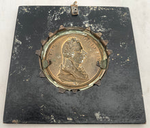 William Pitt Gilt Metal Portrait Profile Plaque, circa 1806.