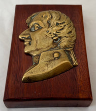 Vice Admiral Viscount Horatio Nelson Portrait Profile Plaque, After Simon de Koster.