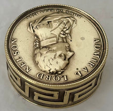 Vice Admiral Viscount Horatio Nelson Victories Snuff Box, circa 1805.