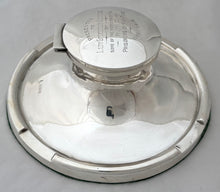 Lady Gwendolen Guinness, Countess of Iveagh, Royal Naval Division Prisoners of War Fund Silver Capstan Inkwell.