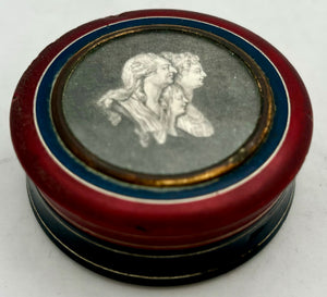 Louis XVI of France, Marie Antoinette & the Dauphin Early 19th Century Snuff Box.