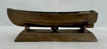 Bronzed Metalware Model of a Rowing Boat.