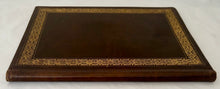 Edwardian Tooled Gilt Leather Blotting Pad Wallet. Asprey of London.