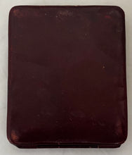 Leopold Prince Regent of Bavaria Silver Mounted Royal Cipher Wallet with Fitted Portrait Medallion.