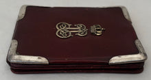Leopold Prince Regent of Bavaria Silver Mounted Royal Cipher Wallet with Fitted Portrait Medallion.