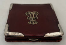 Leopold Prince Regent of Bavaria Silver Mounted Royal Cipher Wallet with Fitted Portrait Medallion.