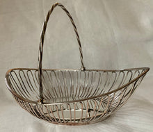 Georgian, George III, Old Sheffield Plate Wirework Basket, circa 1770 - 1800.