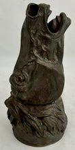 A Large Bronzed Metalware Horse Head Stirrup Cup.