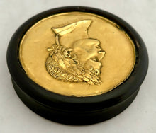 First Half 19th Century Napoleon Bonaparte Portrait Profile Snuff Box, After Eugene Morel.