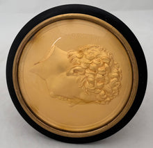 George IV Gilt Metal Portrait Profile Roundel. Stothard After Chantrey & Published by Samuel Parker, XII Argyll Place, London.