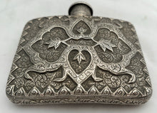 Anglo Indian Silver Hip Flask, Kashmir circa 1880. 4.5 troy ounces.