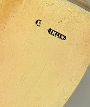 French Provincial Silver Gilt Butter Spade. Imlin of Strasbourg, 18th Century.