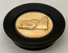 Napoleon Bonaparte Gilt Metal Roundel, After Emile Rogat.