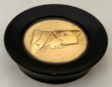 Napoleon Bonaparte Gilt Metal Roundel, After Emile Rogat.