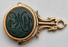 Captain William Augustus Gordon, The Siege of Louisbourg & The Battle of The Plains of Abraham, Gold Swivel Fob Seal.