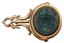 Captain William Augustus Gordon, The Siege of Louisbourg & The Battle of The Plains of Abraham, Gold Swivel Fob Seal.