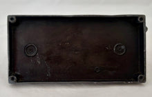 Bronzed Metal Tiger on a Rectangular Plinth, Early 20th Century.