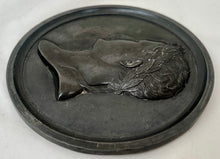 Napoleon Bonaparte Laurel Wreath Crown Portrait Profile Plaque, After Bertrand Andrieu.