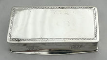 HMS Victory, George V Silver Snuff Box. London 1928 Pairpoint Brothers. 2.6 troy ounces.