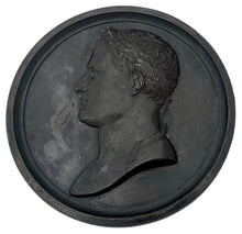 Napoleon Bonaparte Laurel Wreath Crown Portrait Profile Plaque, After Bertrand Andrieu.