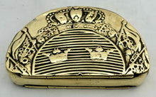 Napoleonic Period Triumphal Regalia Brass Tobacco Box.