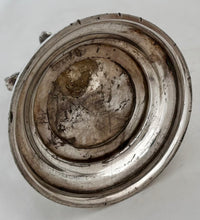 Silver Plated Tudor Crowned Lion Rampant Desk Weight. William Wheatcroft Harrison, Sheffield, circa 1900.