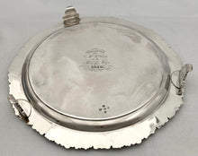 Georgian, George III, Silver Salver. Sheffield 1818 S. C. Younge & Co. 44 troy ounces.