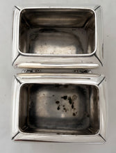 George III Pair of Old Sheffield Plate Armorial Tea Caddies, circa 1770.