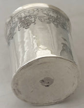 French Silver Beaker. Théodore Tonnelier of Paris, circa 1819 - 1838. 2.4 troy ounces.