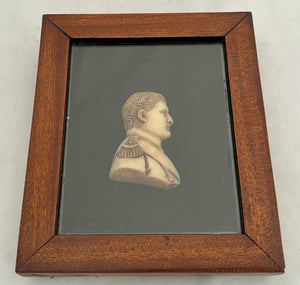 Napoleon Bonaparte Early 19th Century Wax Portrait Profile.